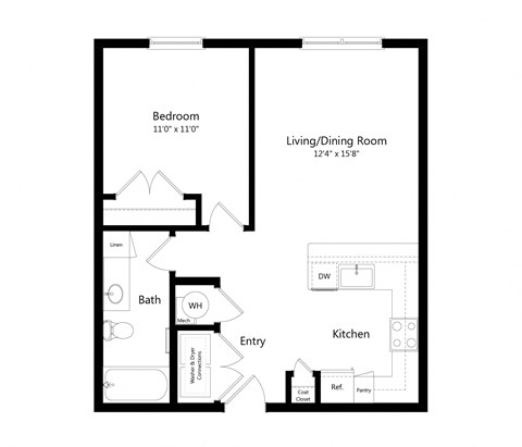 A1-Affordable one bedroom apt in Norfolk VA